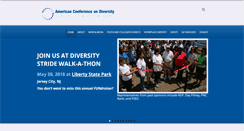 Desktop Screenshot of americanconferenceondiversity.org